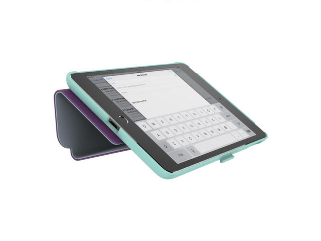 Калъфи за таблети Speck iPad Mini 4 StyleFolio Acai Purple/Aloe Green