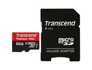 Карти памет 64GB microSDXC Transcend Premium Class 10 400x