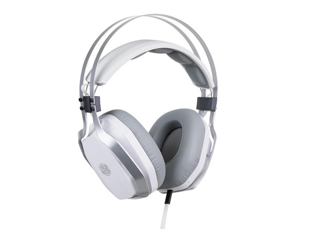 Слушалки Cooler Master MasterPulse Over-ear, в бяло