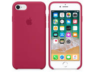 Калъфи Apple iPhone 8 / 7 Silicone Case, в тъмночервено