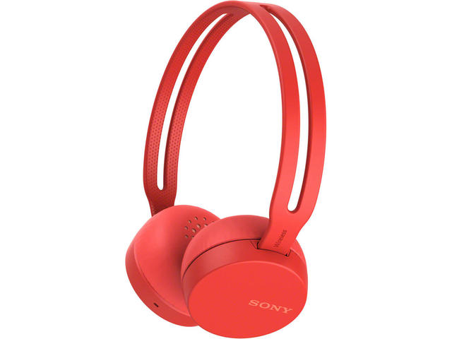 Слушалки Sony WH-CH400, в червено
