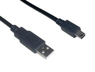Кабели и Адаптери VCom Кабел USB 2.0 AM / Mini USB 5pin - CU215-3m
