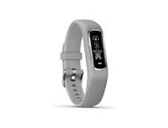 Смарт гривни Garmin vivosmart 4 сребрист със сива каишка, S/M
