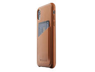 Калъфи Mujjo Full Leather Wallet Case - кожен кейс за iPhone XR, кафяв
