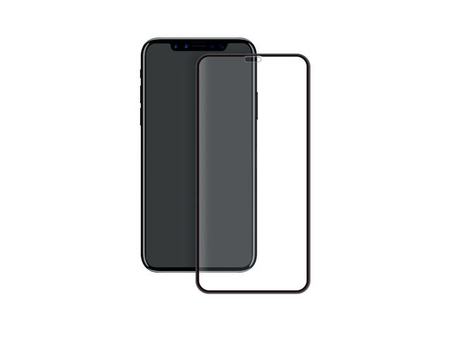 Защитно фолио Eiger 3D Glass за iPhone XR, черен-прозрачен