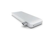 Кабели и Адаптери Satechi USB-C Pass Through USB Hub, Silver
