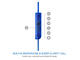 Слушалки TCL SOCL300, Ocean Blue