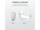 Слушалки Trust Nika Compact White