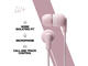 Слушалки Skullcandy Ink’d Plus, в розово