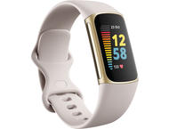 Смарт гривни Fitbit Charge 5 Lunar White/Soft Gold Stainless Steel