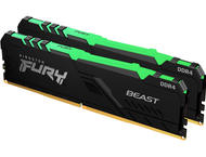 Оперативна памет 32GB (2x16GB) DDR4 3600 MT/s Kingston FURY BEAST RGB Black