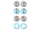 Слушалки JLAB Jbuddies Folding Kids Headphones - Blue/ Gray