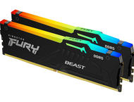 Оперативна памет 64GB (2x32GB) DDR5 5200 MT/s Kingston FURY BEAST RGB
