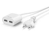 Разклонители Hama USB захранване/разклонител с 1.9 м дълъг кабел