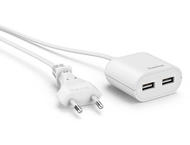 Разклонители Hama USB захранване/разклонител с 1.9 м дълъг кабел