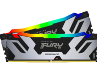 Оперативна памет 64GB (2x32GB) DDR5 6000 MT/s Kingston Fury Renegade RGB Silver