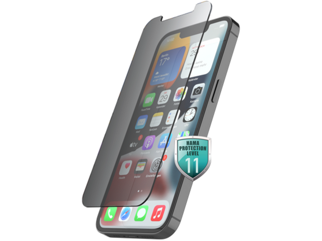 Защитно фолио Hama "Privacy" Real Glass Screen Protector за Apple iPhone 13/13 Pro/14