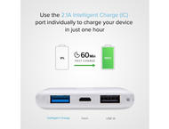 Външни батерии SBS Pocket Power Bank 5000 mAh, White