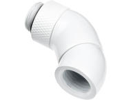 Фитинги Alphacool Eiszapfen Angle Adapter double-45° rotatable G1/4 outer thread to G1/4 inner thread - White