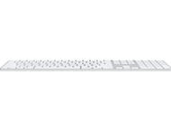 Клавиатури Apple Magic Keyboard with Touch ID and Numeric Keypad for Mac models with Apple silicon (USB–C) - International English - White Keys