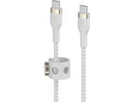 Кабели и Адаптери Belkin BoostCharge Pro Flex USB-C to USB-C Cable 60W 2 m, White