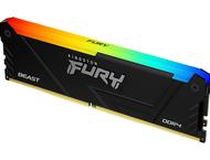 Оперативна памет 8GB DDR4 2666 MT/s Kingston FURY Beast RGB Black