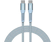 Кабели и Адаптери Verbatim Sync & Charge USB-C to USB-C 60W Magnetic 120 cm - Blue
