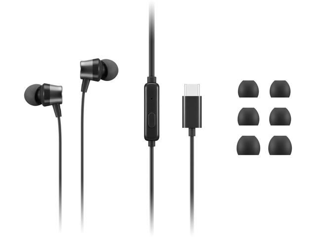 Слушалки Lenovo USB-C Wired In-Ear Headphone