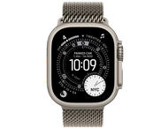 Смарт часовници Apple Watch Ultra 3 Cellular 49mm Natural Titanium Case with Natural Titanium Milanese Loop - Small
