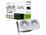 Видео карти ASUS Dual GeForce RTX 5060 8GB OC White Edition
