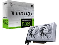 Видео карти MSI GeForce RTX 5060 8G VENTUS 2X WHITE