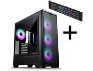 Кутии Phanteks Eclipse G400A Black + Matrix LED панел
