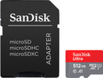 Карти памет SANDISK Ultra microSDXC 512GB + SD Adapter 150MB/s Class 10 UHS-I