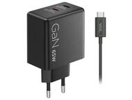 Захранвания за лаптопи LENOVO Dual USB-C 65W GaN EU Захранване