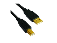 Кабели и Адаптери VCom кабел USB 2.0 AM / BM High Grade GOLD - CU201G-B-1.8 метра