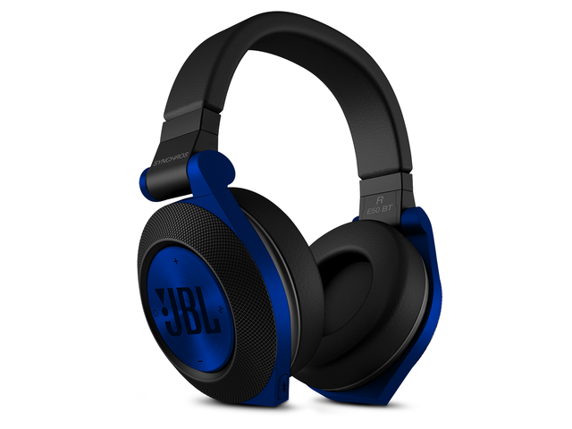 Слушалки JBL Synchros E50BT, в черно-синьо